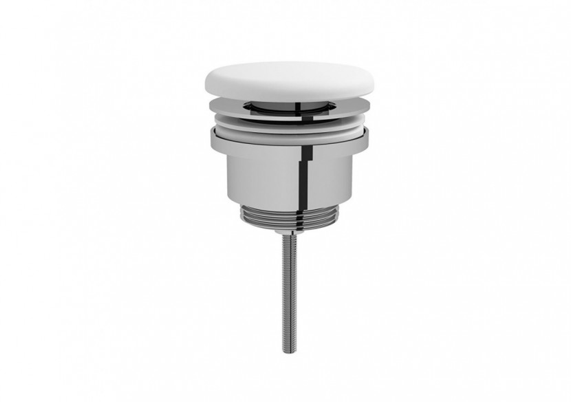 Bonde clic-clac pour lavabos avec trop-plein Eldelweiss avec VitrA Clean