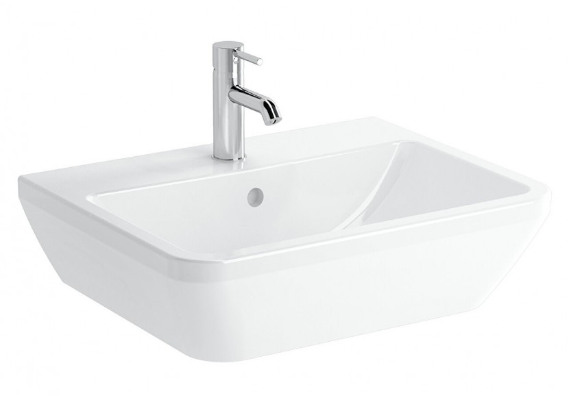 Integra lavabo carré, 60 cm, avec trou de robinet, avec trop-plein - 7050L003-0001 - Vitra Integra lavabo carré, 60 cm, avec trou de robinet, avec trop-plein - 7050L003-0001 - Vitra