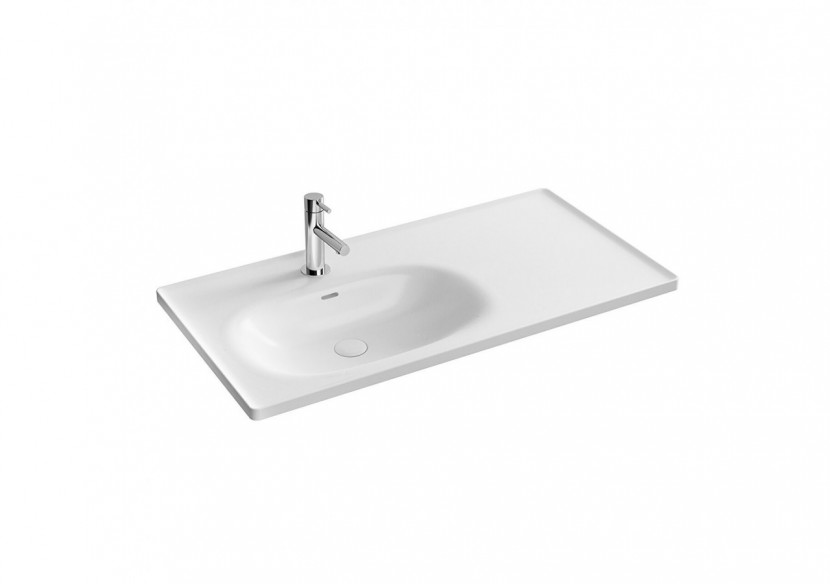 Equal plan céramique, 100 cm, blanc - 7243B403-0001 - Vitra