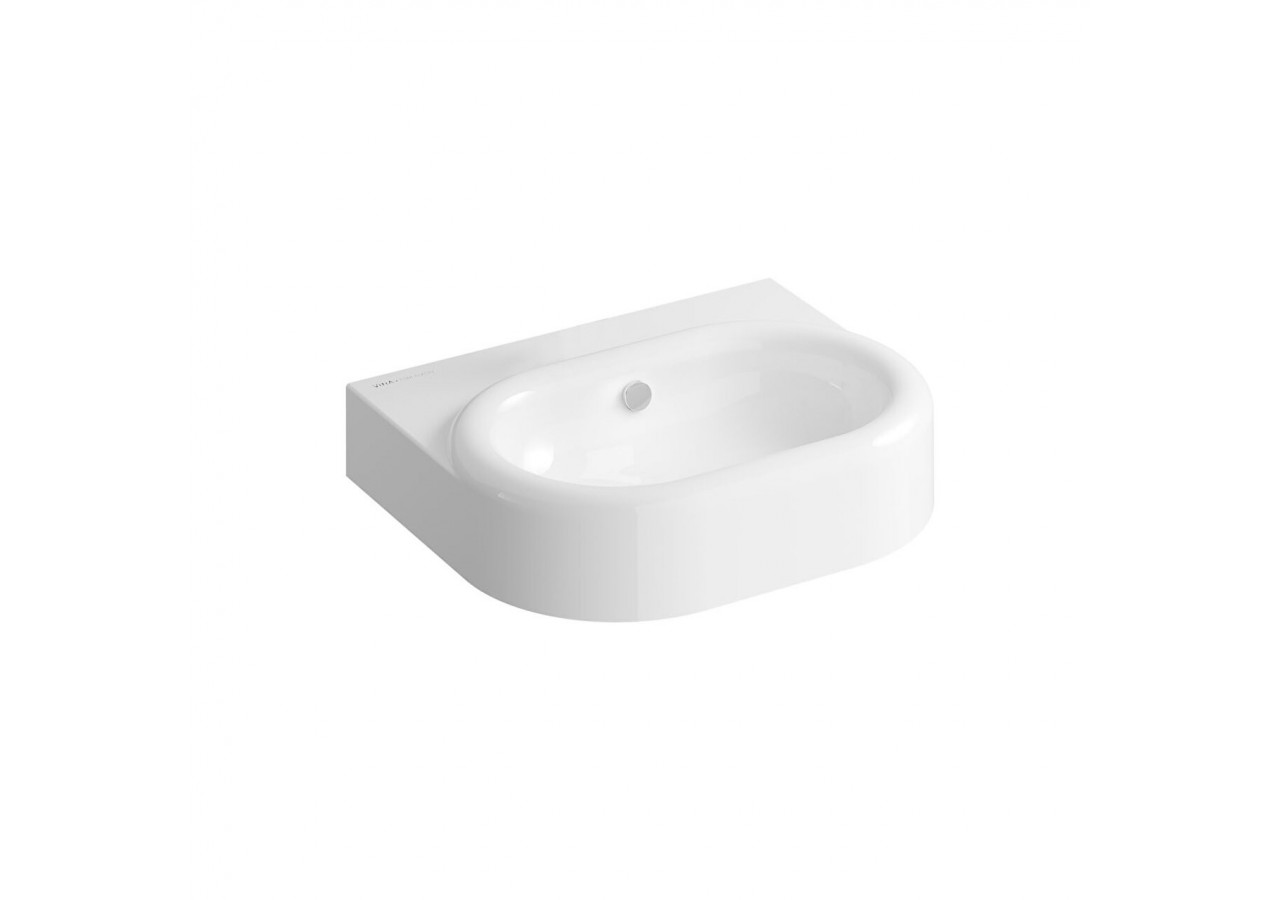 Liquid, lavabo Sans trou de robinet, avec trop-plein, 60 cm - 7316B403-0012 - Vitra