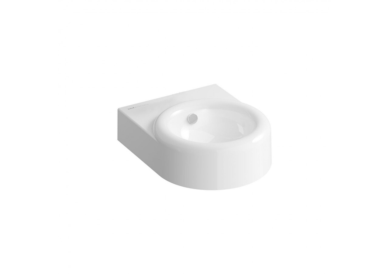 Liquid, lavabo Sans trou de robinet, avec trop-plein, 40 cm - 7317B403-0012 - Vitra