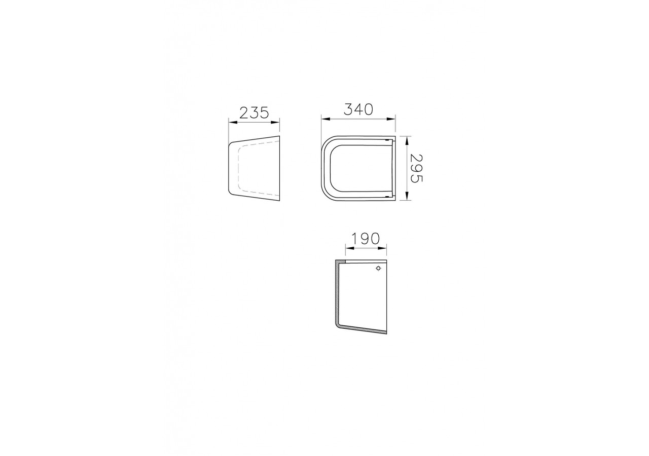 Sento Kids cache-siphon, pour lavabo, y compris fixation par ressort, blanc - 7354B003-0156 - Vitra