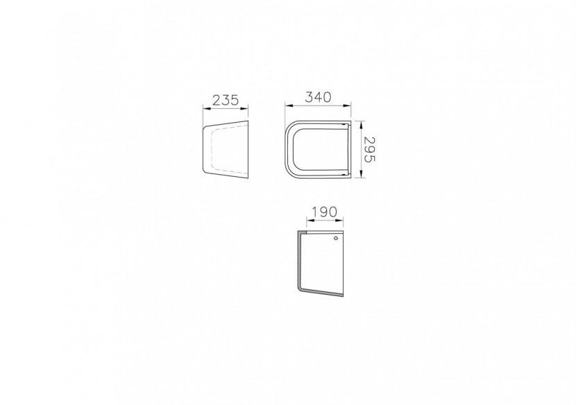 Sento Kids cache-siphon, pour lavabo, y compris fixation par ressort, blanc - 7354B003-0156 - Vitra