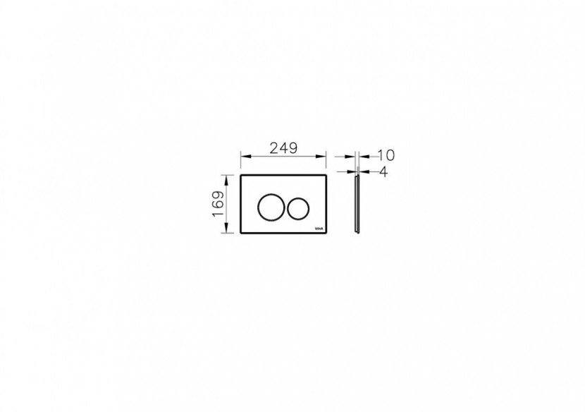 Panneau de contrôle Taupe - 740-1602 - Vitra