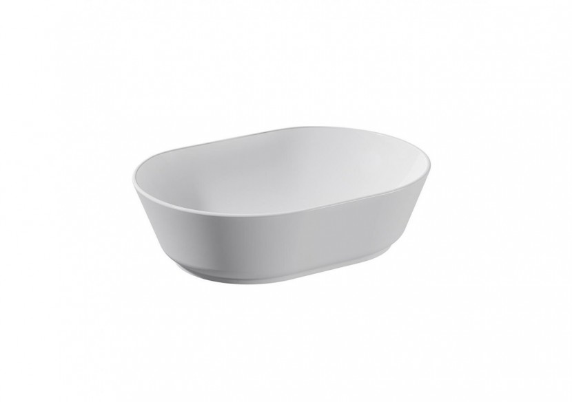 Geo vasque 55 cm, sans trou pour robinet, sans trop-plein, blanc - 7427B003-0016 - Vitra