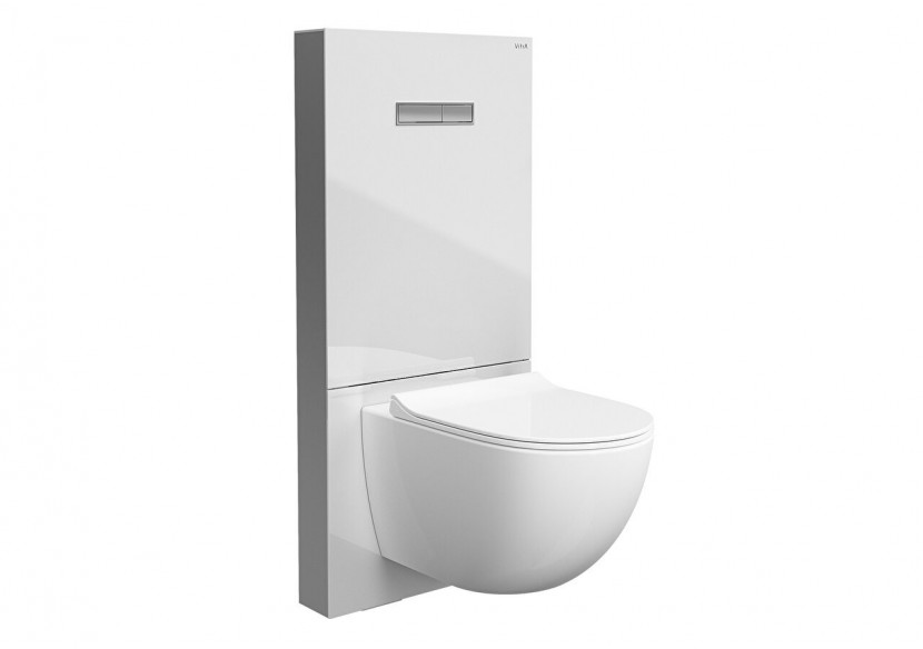 Vitrus réservoir caché en verre, pour WC suspendu, blanc - 770-5760-01 - Vitra