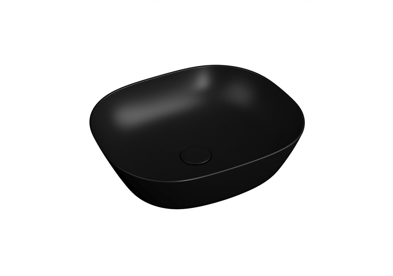 Plural vasque bas, VitrA Clean, noir mat - 7810B483-0016 - Vitra