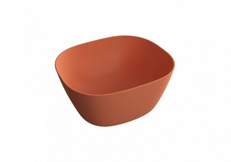 Plural vasque haute, VitrA Clean, terre rouge mat - 7811B477-0016 - Vitra