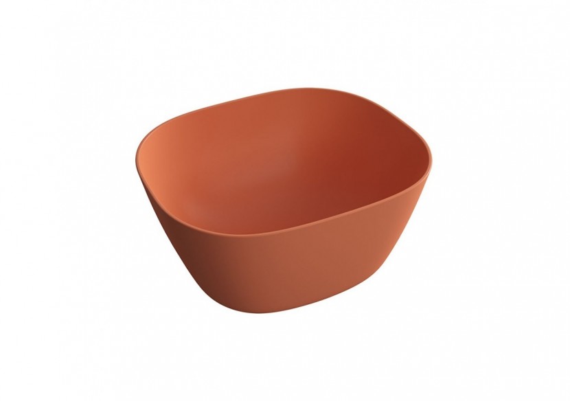 Plural vasque haute, VitrA Clean, terre rouge mat - 7811B477-0016 - Vitra