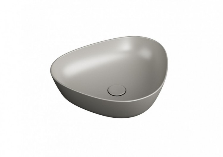 Plural vasque asymétrique, VitrA Clean, taupe mat - 7812B420-0016 - Vitra