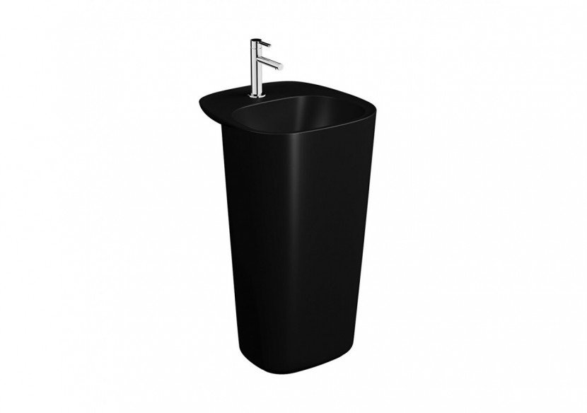 Plural l. monobloc, sans trop-plein, VitrA Clean, noir mat - 7814B483-0041 - Vitra