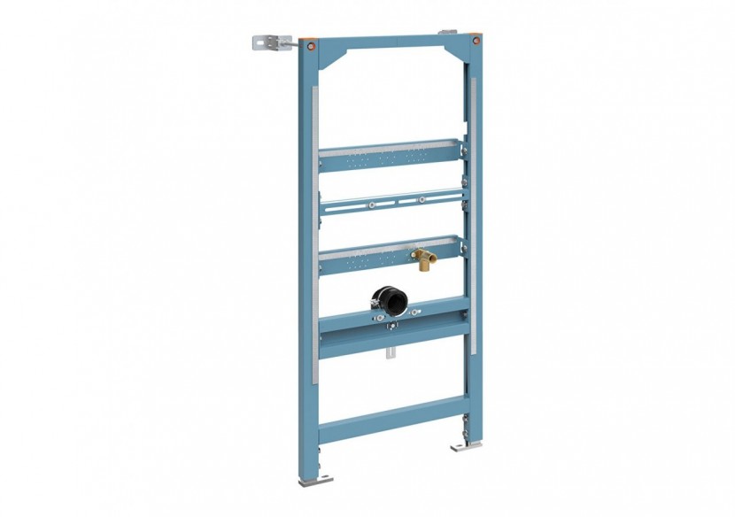 Bâti-support pour urinoir en cloison sèche, fixation sol et mur - 880-3800 - Vitra