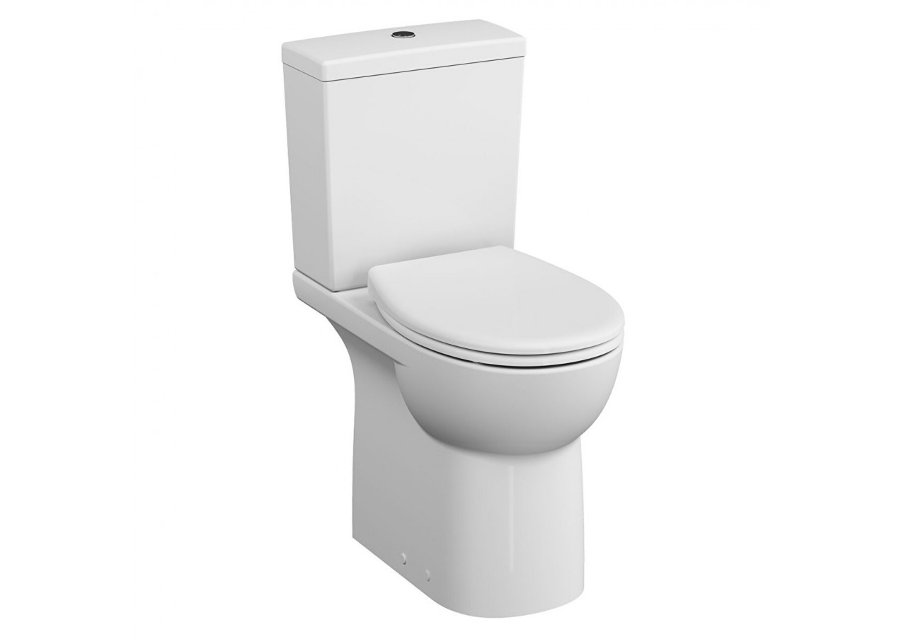 Conforma Pack WC à poser s. bride, 65 cm, abattant Durop. - 9829B003-7200 - Vitra
