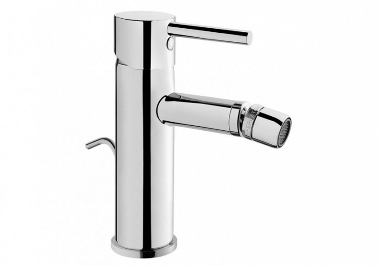 Mitigeur bidet avec tirette et garniture de vidage - Montage mono trou -A41988EXP-Vitra