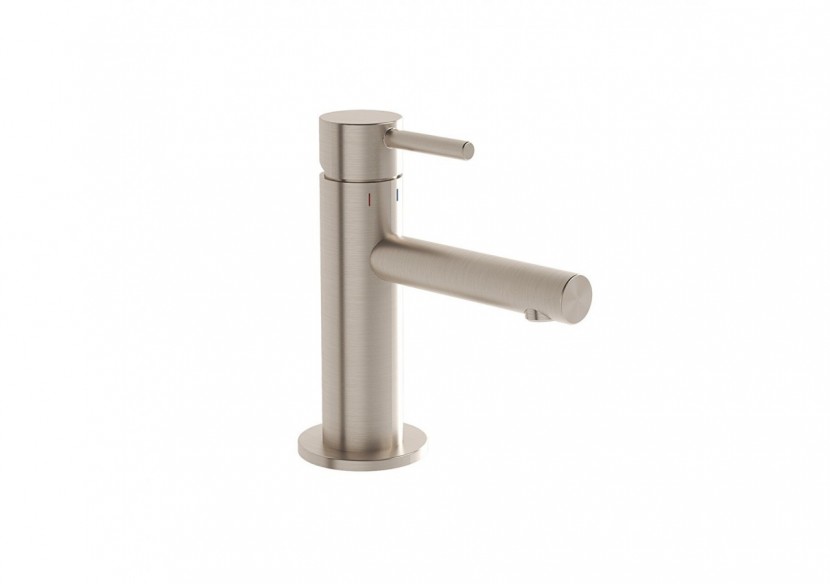 Origin mitigeur lavabo, court, sans garniture de vidage, surface nickel brossée - A4255534 - Vitra