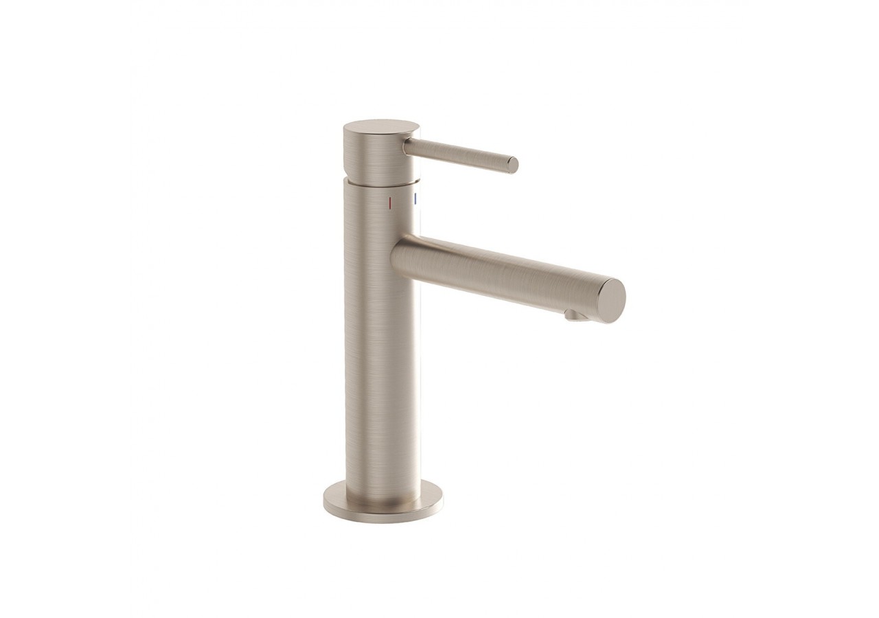 Origin mitigeur lavabo, court, sans garniture de vidage, surface nickel brossée - A4255634 - Vitra