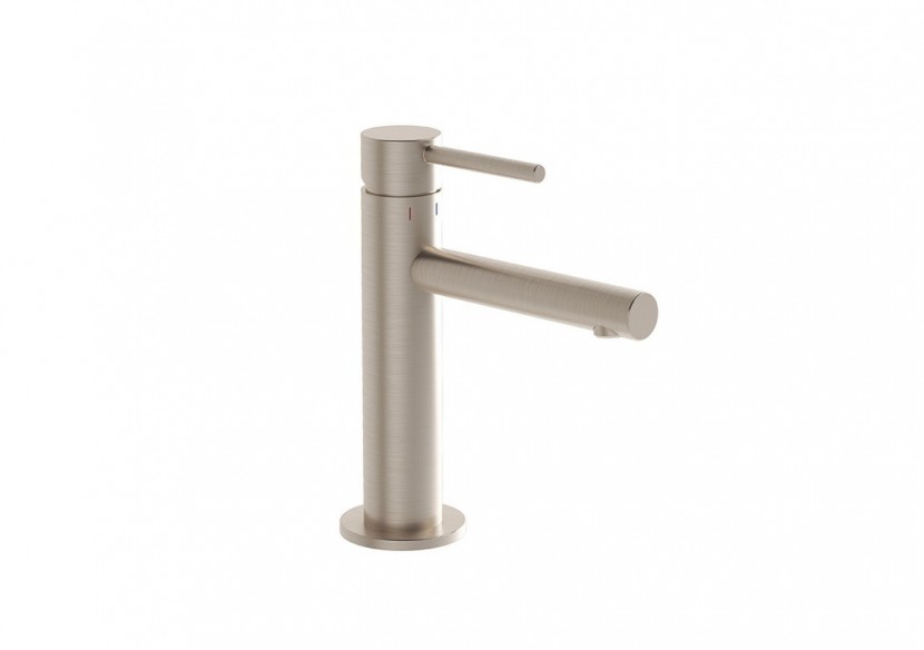 Origin mitigeur lavabo, court, sans garniture de vidage, surface nickel brossée - A4255634 - Vitra