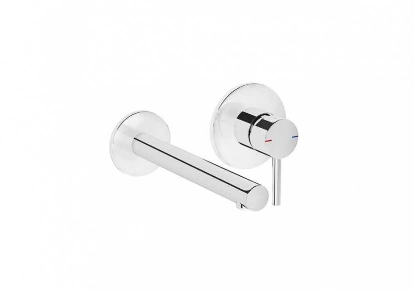 Origin mitigeur lavabo à encastrer, 2 rosaces, surface chromée - A42581 - Vitra