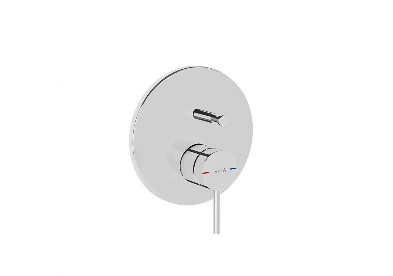 Origin mitigeur bain / douche à encastrer, surface chromée - A42620 - Vitra