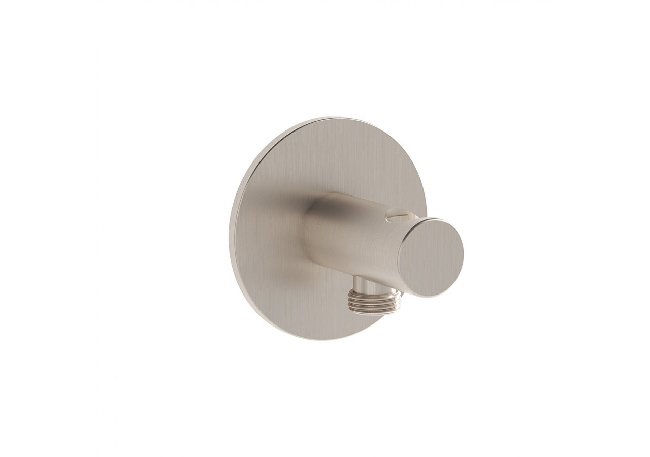 Origin porte douchette avec connection, surface nickel brossée - A4262534 - Vitra