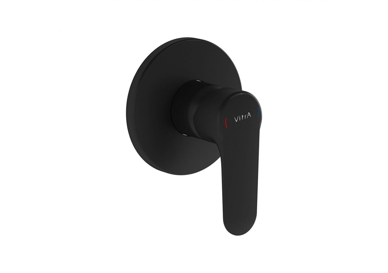 Root Round Mitigeur de douche encastré, noir mat - A4272836EXP - Vitra