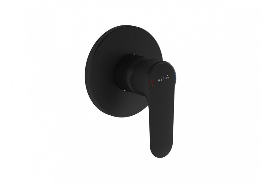 Root Round Mitigeur de douche encastré, noir mat - A4272836EXP - Vitra