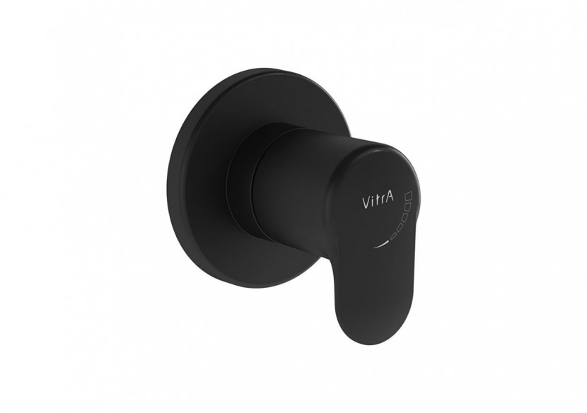 Root Round Robinet d'arrêt encastré (partie visible), noir mat - A4273036EXP - Vitra