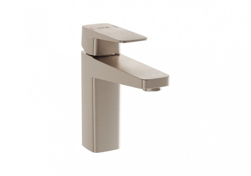 Root Square, Mitigeur de lavabo, (large), cartouche C3, nickel brossé - A4273134ENG - Vitra