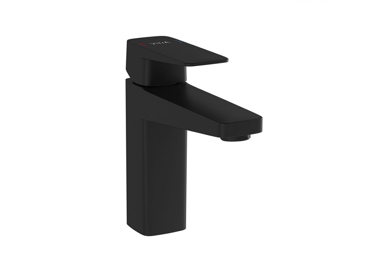 Root Square, Mitigeur de lavabo, (large), cartouche C3, noir mat - A4273136ENG - Vitra