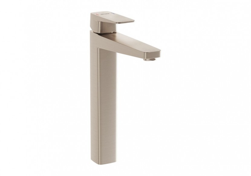 Root Square Mitigeur de lavabo XL, cartouche C3, nickel brossé - A4273334ENG - Vitra