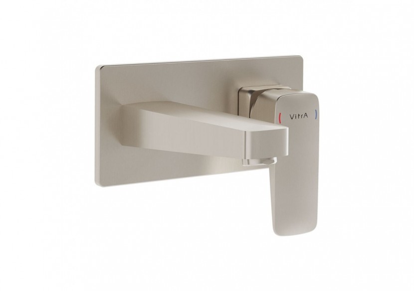 Root Square, Mitigeur de lavabo encastré (partie visible), nickel brossé - A4273834EXP - Vitra