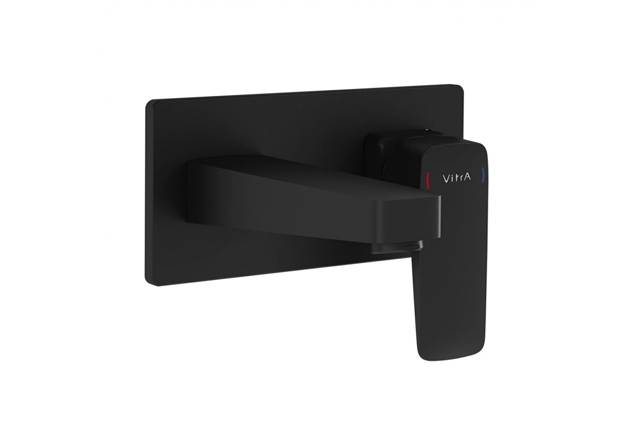 Root Square, Mitigeur de lavabo encastré (partie visible), noir mat - A4273836EXP - Vitra