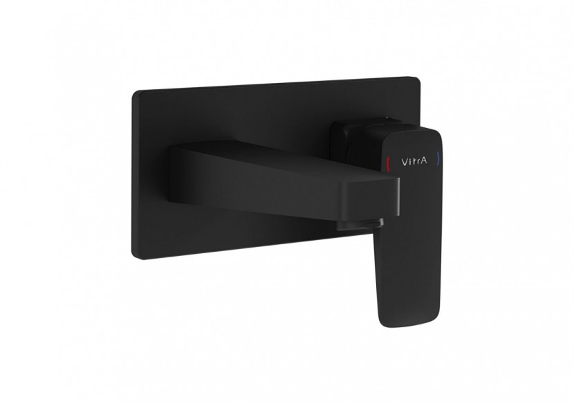 Root Square, Mitigeur de lavabo encastré (partie visible), noir mat - A4273836EXP - Vitra