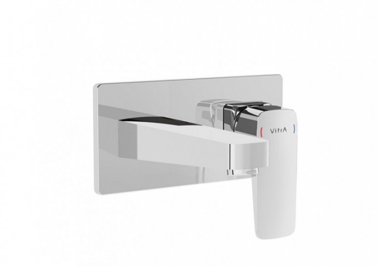 Root Square, Mitigeur de lavabo encastré (partie visible), chromé - A42738EXP - Vitra