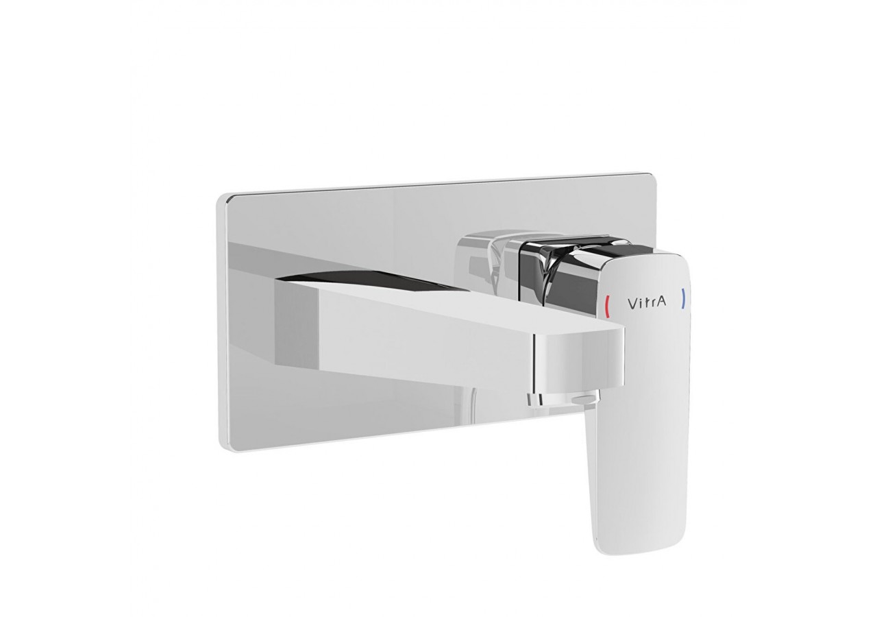 Root Square, Mitigeur de lavabo encastré (partie visible), chromé - A42738EXP - Vitra