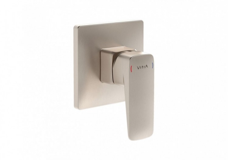 Root Square Mitigeur de douche encastré (partie visible), nickel brossé - A4275134EXP - Vitra