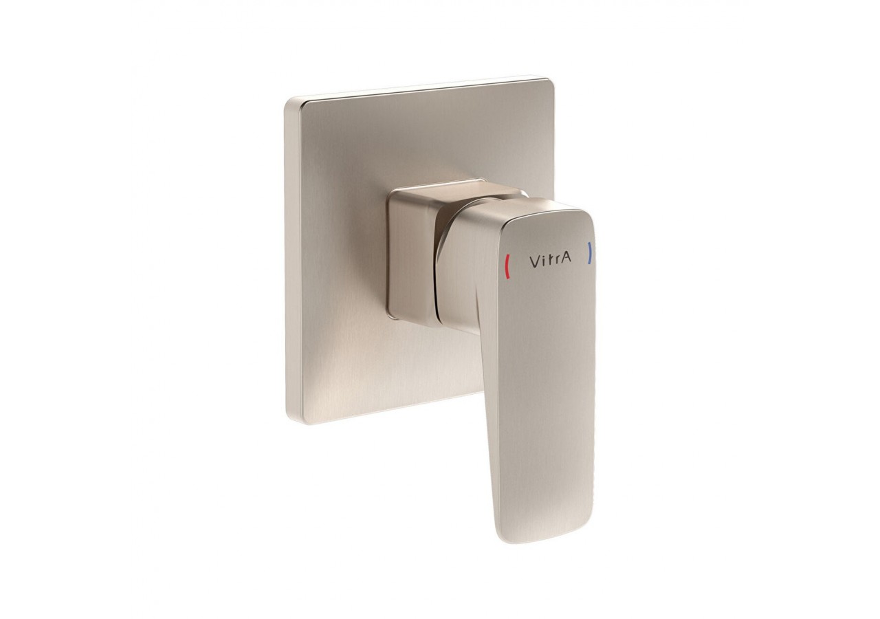 Root Square Mitigeur de douche encastré (partie visible), nickel brossé - A4275134EXP - Vitra