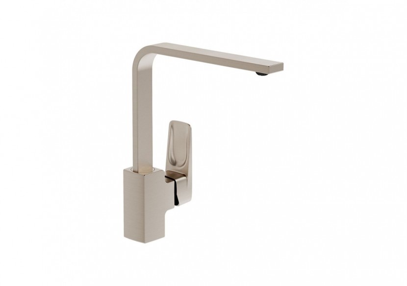 Root Square Mitigeur d'évier, cartouche C3, nickel brossé