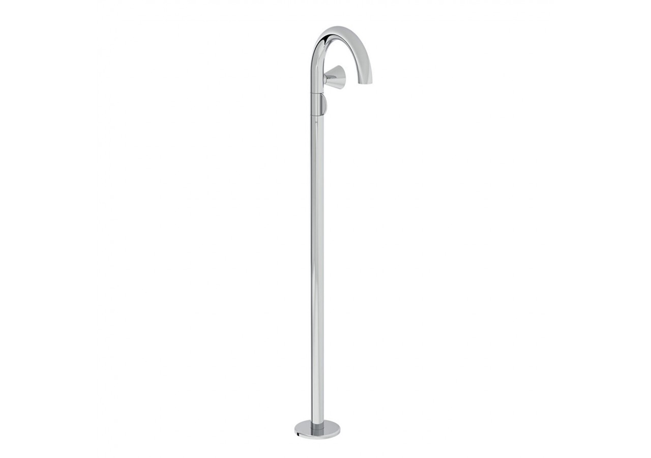 Liquid Mitigeur lavabo sur pied, côté droit, Chromé Chromé - A42775 - Vitra