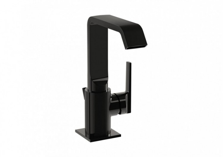 Mitigeur de lavabo, avec tirette_Noir brillant - A4277939 - Vitra