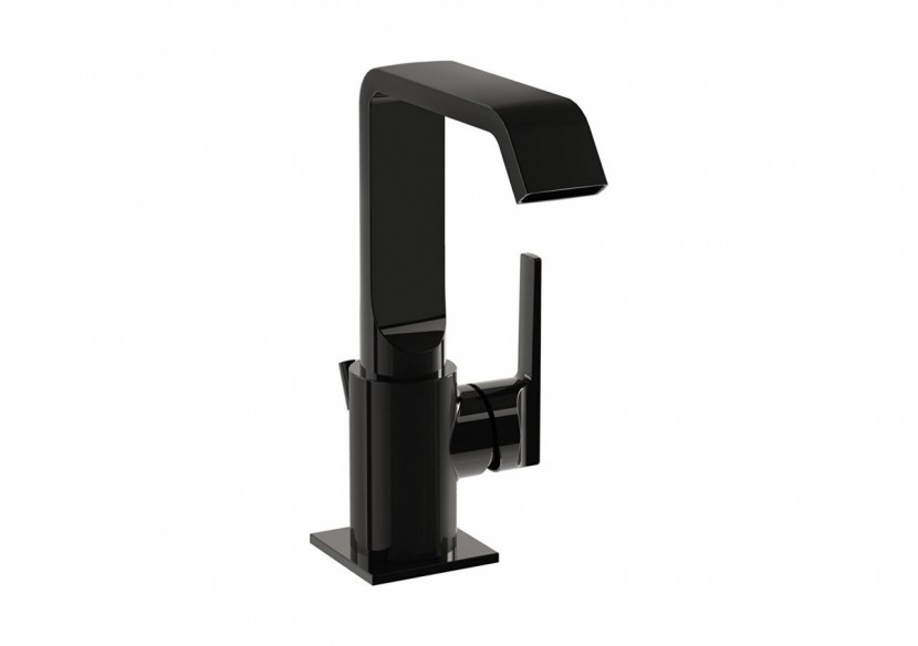 Mitigeur de lavabo, avec tirette_Noir brillant - A4277939 - Vitra