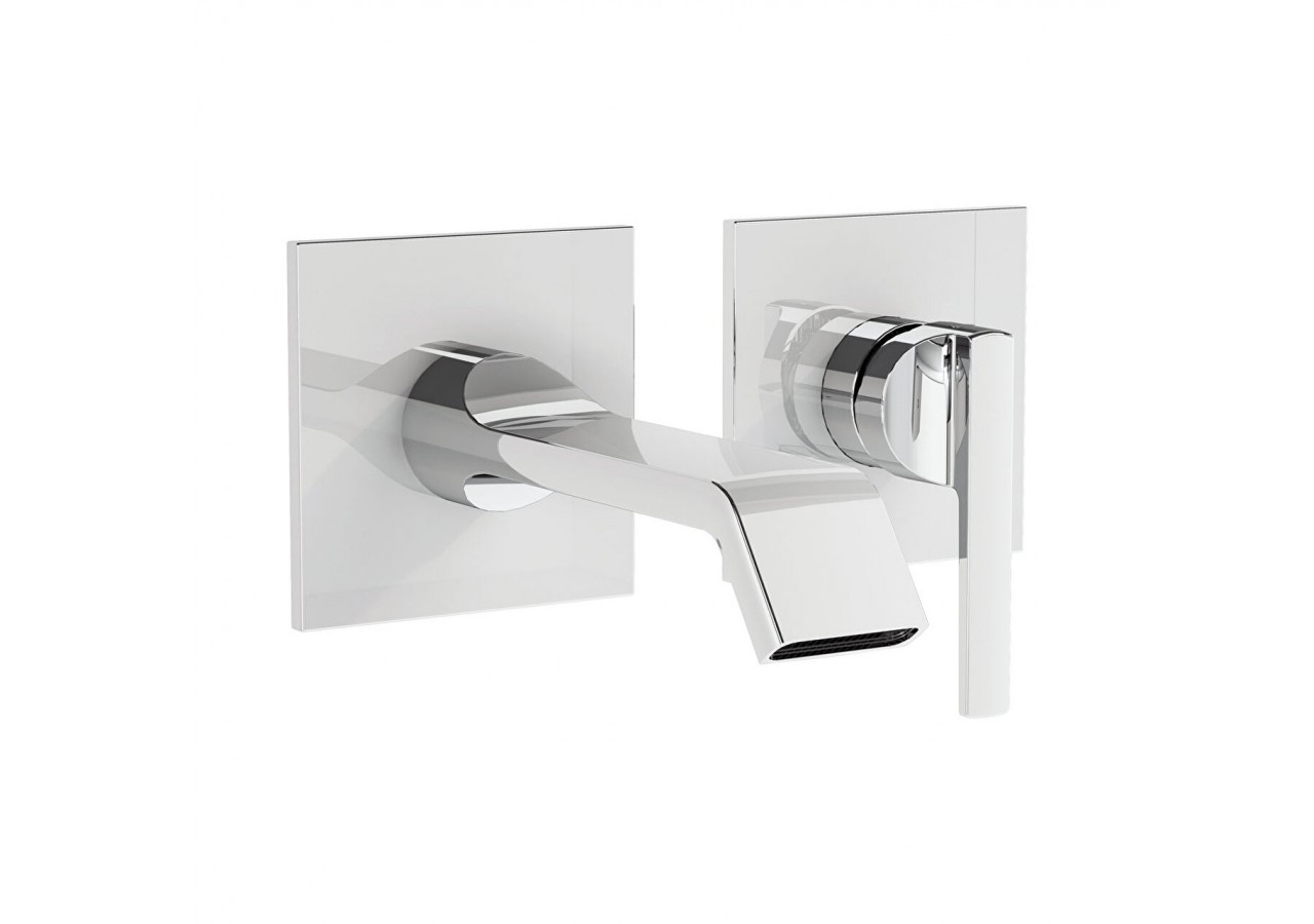 Mitigeur de lavabo encastré, avec tirette_Chromé - A42782 - Vitra