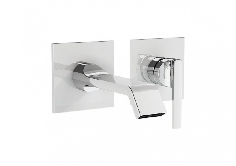 Mitigeur de lavabo encastré, avec tirette_Chromé - A42782 - Vitra