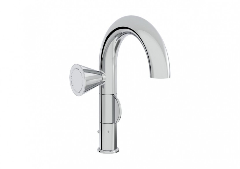 Liquid Mitigeur lavabo côté gauche, Chromé, avec pop-up Chromé - A42786 - Vitra