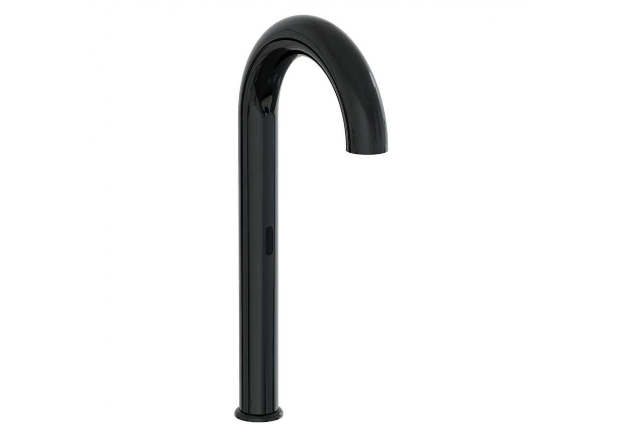 Liquid, mitigeur de lavabo sans contact Alimentation secteur - Double entrée d’eau - noir brillant -A4278939-Vitra