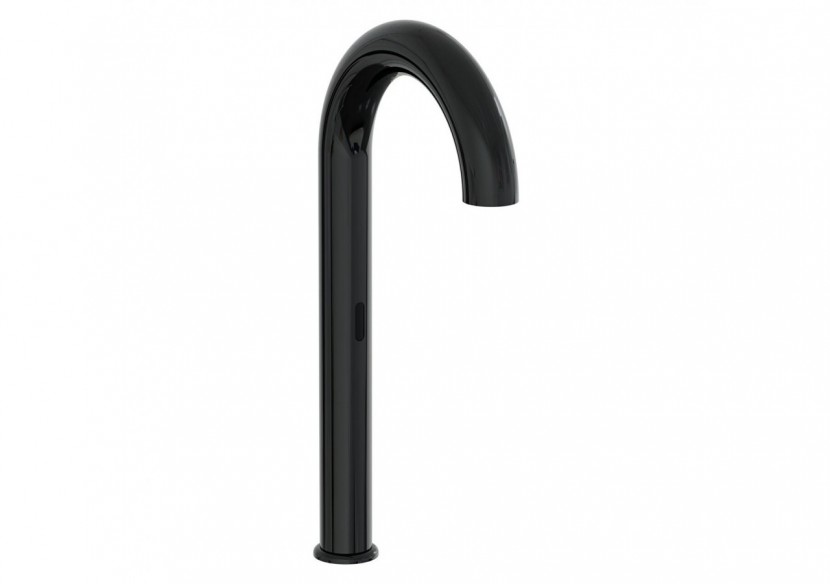 Liquid, mitigeur de lavabo sans contact Alimentation secteur - Double entrée d’eau - noir brillant -A4278939-Vitra