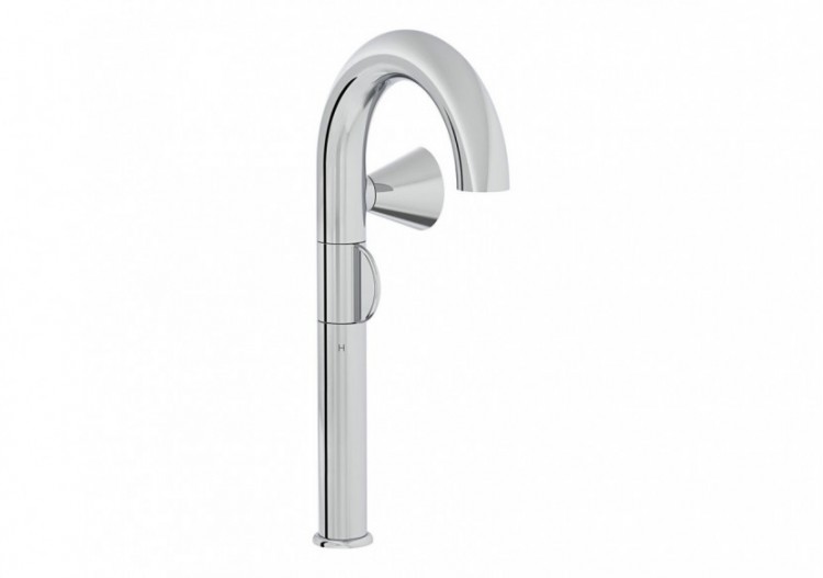 Liquid Mitigeur lavabo haut pour vasques côté droit, Chromé Chromé - A42791 - Vitra