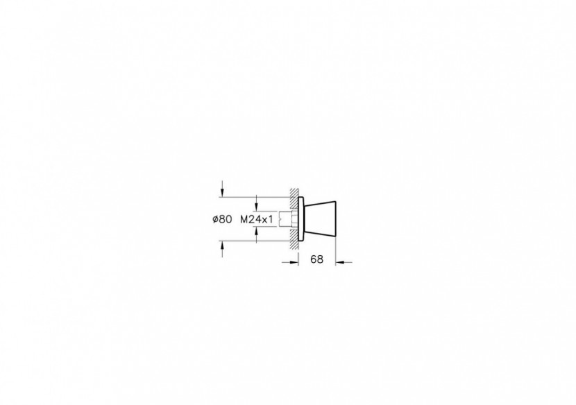 Liquid Valve anti-retour intégrée partie apparente Chromé - A42793 - Vitra