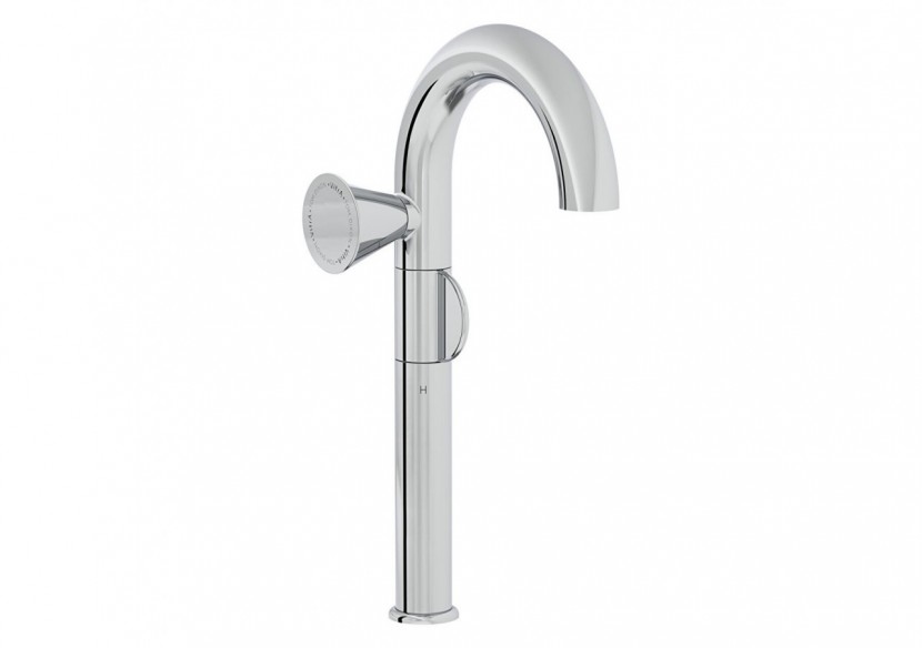 Liquid Mitigeur lavabo haut pour vasques côté gauche, Chromé Chromé - A42794 - Vitra