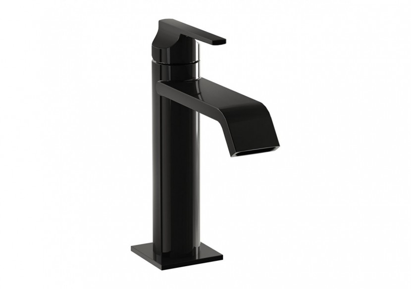 Mitigeur de lavabo-Poignée sur le dessus_Noir brillant - A4281639 - Vitra